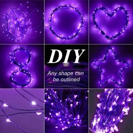Outdoor Solar String Light 100/200 LED Fairy Garland 8 Mode Garden Yard Tree Christmas Party Decor Waterproof Copper Wire Lamp