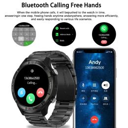 2024 New 4G Memory Smart Watch Man AMOLED 454*454 HD Bluetooth Call Local Music Player Smartwatch For Men TWS Sports Fitness