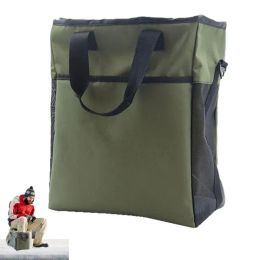 Bags Fishing Tackle Bags WaterResistant Fishing Wader Bag Light Weight Mesh Tackle Bag With Multi Pockets For River Lake Sea Wading