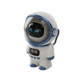 Mini smart AI audio alarm clock speaker AI wireless speaker Wireless robot decoration children's toys
