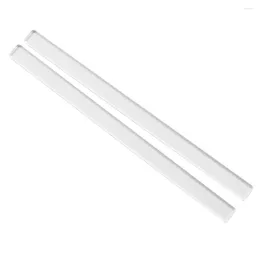 Baking Tools 2Pcs Acrylic Biscuit Cake Rolling Tool Balance Ruler Fondant Icing Thickness Smoother D