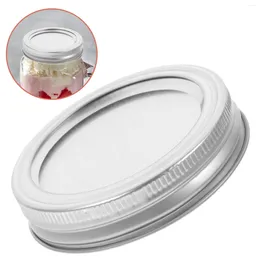 Dinnerware 20 Sets Mason Jar Lids Canning Tinplate Drinking Wide Mouth Airtight Leakproof Metal For Leak-proof