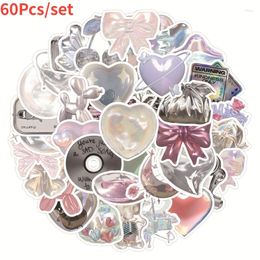 Gift Wrap Stickers Waterproof Pink Silver Ins Style Decoration DIY Advanced Sense Cartoon Personality Creative Scrapbooking Sticker