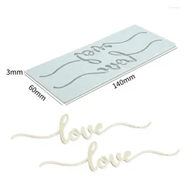 Baking Moulds 1Pc Words Love Silicone Pad Fondant Cake Mousse Mould Chocolate Lace Mat DIY Kitchen Accessories Tools