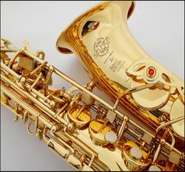 France Brand SAS802 High Quality Alto Eb Saxophone Brass Gold Lacquer Sax Performance Musical Instrument With Case Accessories In7326166