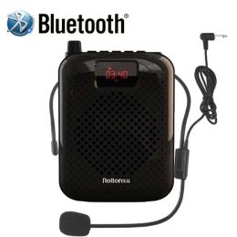 K500 Microphone Bluetooth Loudspeaker Portable Auto Pairing Voice Amplifier Megaphone Speaker USB Charging For Teaching
