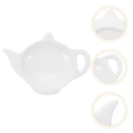 Tea Trays Ceramic Bag Saucer Teabag Delicate House Dish Desk Tray Home Supply Ceramics Ring Jewelry