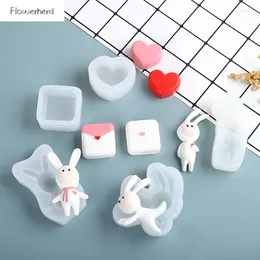 Baking Tools Cute Cartoon Heart Envelope Mould Cake Decorating Fondant Silicone Cookie Stencil Chocolate