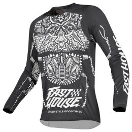 New FASTHOUSE Downhill Jerseys Motocross Clothing Breathable Racing Off Road DH Bicycle Locomotive Shirt cycling jersey men