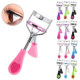 1PC Lady Professional Eyelash Curler With Comb Tweezers Curling Eyelash Clip Cosmetic Eye Beauty Tool maquillaje