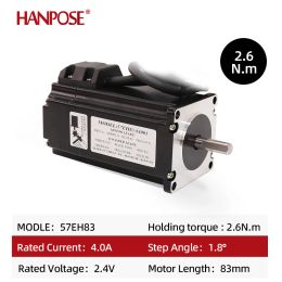 57EH83A4001 Hybrid Step-servo motor 57X83mm Nema23 Closed Loop 4A 2.6N.M 57CME26 Servo motor Stepper Motor+CL57 for CNC Router