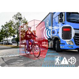 10" AHD 4CH Truck Monitor BSD Recording DVR 1080P Round Stand Bracket Rear View Camera Vehicle IPS Touch Screen Outside Speaker