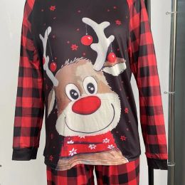 Family Christmas Pyjamas Set Deer Mother Kids Adult Baby Xmas Family Matching Outfits 2023 Christmas Pyjamas Family Clothes