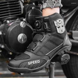 Cycling Shoes Motochross Boots Professional Men's Off-road Vehicle Botas Motorcycle Rider Riding