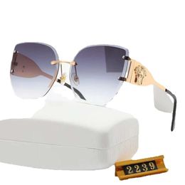 مصمم نظارات شمسية للنساء العدسة العدسة العدسة الكاملة ver frame uv400 ملونة خمر