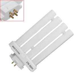 3/2/1PCS 27W 4-pin Quad Tube Compact Fluorescent Light Bulb Parts Working Lighting Accessory Household Office Dormitory