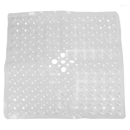 Carpets Square Shower Mats 53 X Cm Non-Slip Bath Anti-Mould With Suction Cup Safety Bathroom