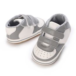 New Baby Shoes Leather Baby Boy Girl Sneakers Shoes Rubber Sole Anti-slip Toddler First Walkers Newborn Crib Shoes Moccasins