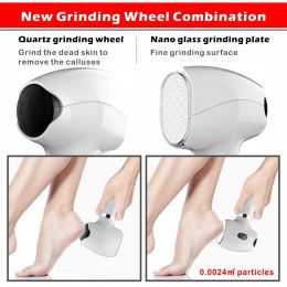 NEW Electric Pedicure Tools Nanoglass Skin Care Foot File Dead Callus Remover Grinde Machine Foot Files Clean Care Machine