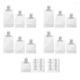 Storage Bottles Travel Bag Leakproof Shampoo Pouch Sub-packing Lotion Pouches Dispensing Bags The Pet