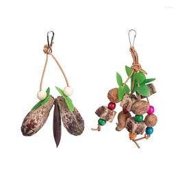 Other Bird Supplies Parakeets Toy Swing Hanging Dry Plant Molar Fresh-smell