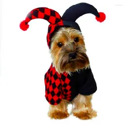 Dog Apparel Pet Cosplay Clothes Clown Coat Cat Costume Autumn Winter Puppy Jacket Hoodies Funny Coats For