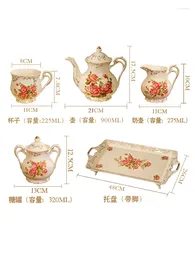 Mugs Wedding Products Moving Into The House Creative European Style Teaware Set With Tray