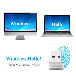 U6 U7 U8 USB Fingerprint Reader For Windows 10 Hello PC Laptop Fingerprint Reader Password-Free Login USB Module
