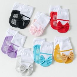 Women Socks Cross-border Non-slip Bow Ballet Shoes Spanish Princess Floor Cotton