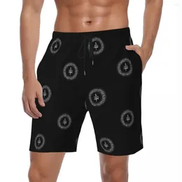 Mens Shorts Summer Gym Man Happy Eid Day Sports Surf Gift Fashion Graphic Beach Short Pants Classic Quick Dry Swim Trunks Plus Size