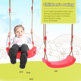 Mini Swing Set Height Adjustable Swing Seat Board Easy Instal Swing Chair Maximum Load 86kg for Boys Girls for Outdoor Garden