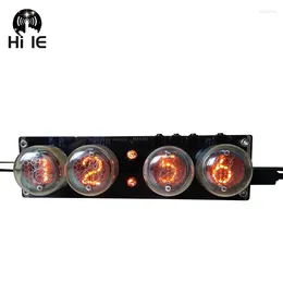 Table Clocks Glow Tube Clock 4-bit Integrated Seven-color RGB LED DS3231 Nixie QS30-1 SZ1-1 SZ3-1 SZ-8 No Tubes