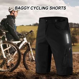 WOSAWE Cycling Shorts Summer Breathable Loose Short MTB Shorts Bike Shorts Men Running Bicycle Riding Shorts Bicycle Clothing