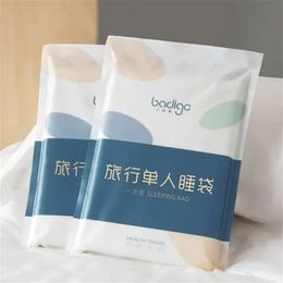 Sheet One Packing Dirty Single el Time Quilt Cover Disposable Use Sleeping For Bag Bed Summer Proof Individual 240321