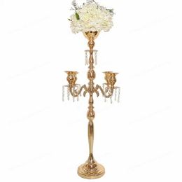 Party Decoration New Event Backdrop Decor Flower Ball Vase Candlestick Artificial Table Centrepiece Walkway Pillar65 Drop Delivery Hom Dhubm