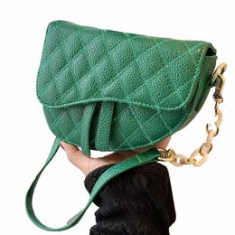 women's Saddle Bag 2022 Solid PU Leather Crossbody Bags For Women Coin Purse Mini Female Underarm Shoulder Bag Bolsa Feminina 72jh#