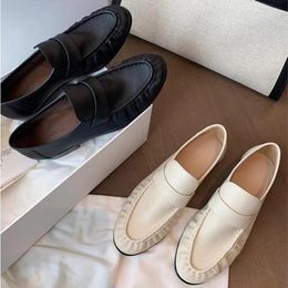 Dress Shoes AIYUQI Loafers Women 2024 Genuine Leather Spring British Style Casual Slip-on For