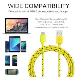 3A USB C Cable Super Fast Charging Data Cord USB Cable For Huawei Samsung Xiaomi MI POCO Mobile Phone Charger Wire Type C Cable
