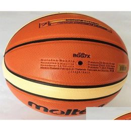 Balls High Quality Molten Basketball Gg7X Size 7 Pu Material Ball Outdoor Indoor Training 280G7477780 Drop Delivery Sports Outdoors At Dhqwm