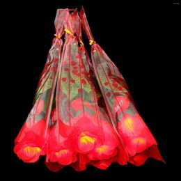 Decorative Flowers Artificial Flower Fake Ornament Rose Decor Wedding Simulation Glowing Faux Home Decorations