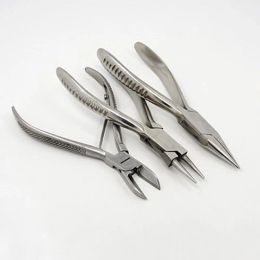 Equipments 3pcs/set Carbon Steel SideCutting Pliers Needle Nose Pliers Set for DIY Jewellery Making 145~165x45~65mm