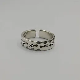 Cluster Rings Buyee 925 Sterling Silver Fashion Ring Finger Elegant Open For Men Personality Unique Party Fine Jewelry Circle