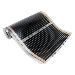 All Sizes 80w/m2 Infrared AC220V Warm Mat 50cm Width Floor Heating Film Energy Saving