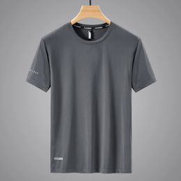 Quick Dry Sport T Shirt MenS Short Sleeves Summer Casual White Plus OverSize 6XL 7XL 8XL 9XL Top Tees GYM Tshirt Clothes 240318