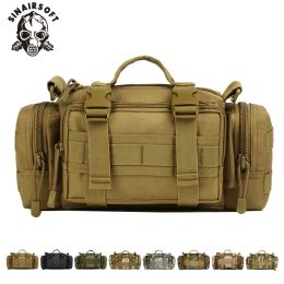 Bags SINAIRSOFT Outdoor Package MOLLE Bags 3 Functions Ultralight Soldier Fishing Hiking Climbing Bag Heavy Duty Carrier Waist Bag