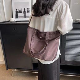 Totes Canvas Shoulder Crossbody Bags For Women 2024 Large Satchel Female Shopper Student Handbags Cloth Ladies Messenger Big Book Bag