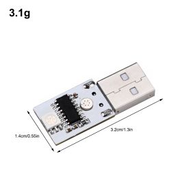 LED Intelligent Voice Control Small Night Light Module USB DC5V 6Color LED Mini Lamp Bedroom Lighting No Bluetooth WiFi Required