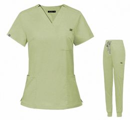 wholesale Operating Room Medical Uniform Scrubs Hospital Working Scrubs Set Medical Supplies Nurse Dental Surgery Suit Workwear 83Lx#