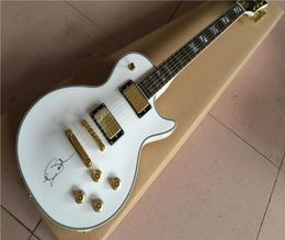 selling Custom Shop Electric Guitar white color 90th guitarra Real po showing Some countries 5502164