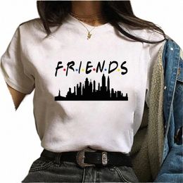 plus-size Women's Dr Friends TV Series T-shirt Women's T-shirt Top Harajuku 90's Summer T-shirt Street t5en#